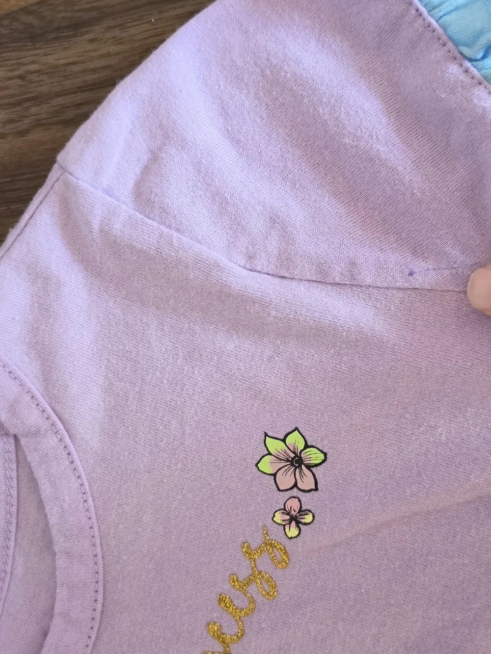 Disney Girls Pink & Purple Princess Tee, Lilac Skirt & Blue Leggings Set